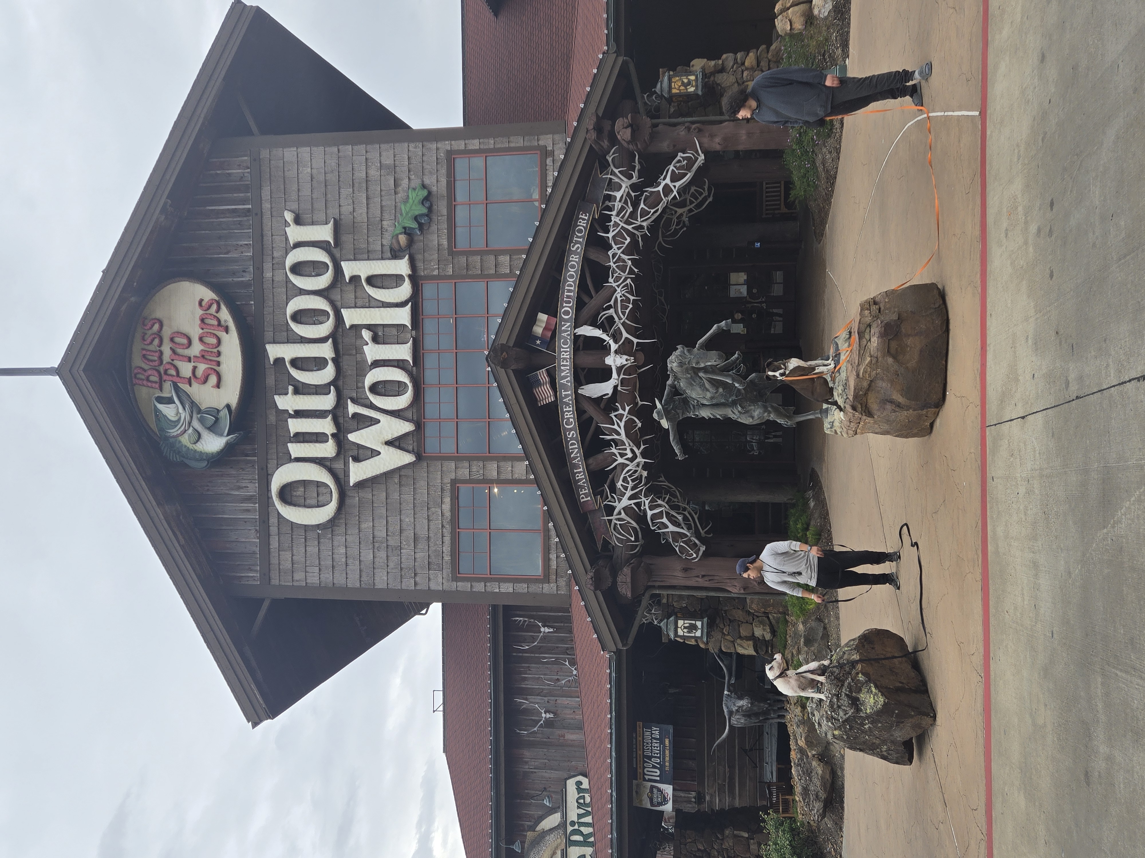 dogs at bass pro shops